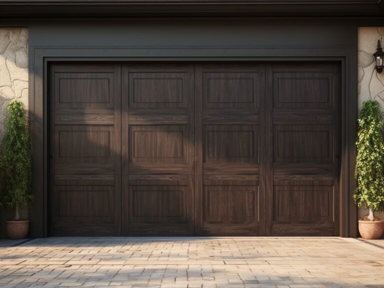 Recently tuned-up garage door in Wynnewood, PA!