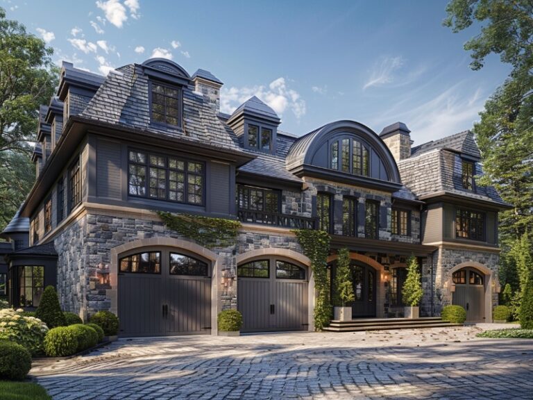 Gorgeous garage doors with reliable garage doors openers professionally installed by Dreifuss locally in Berwyn, PA.