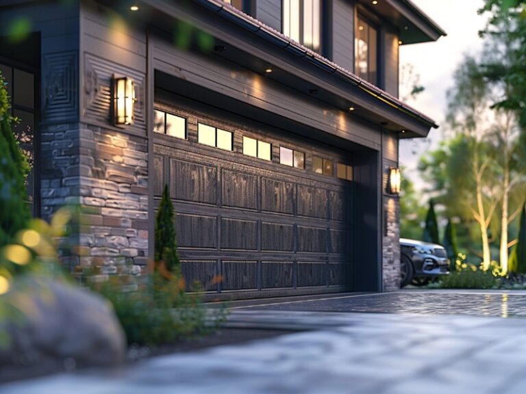 Newly service garage door running smoothly in Ardmore, PA.