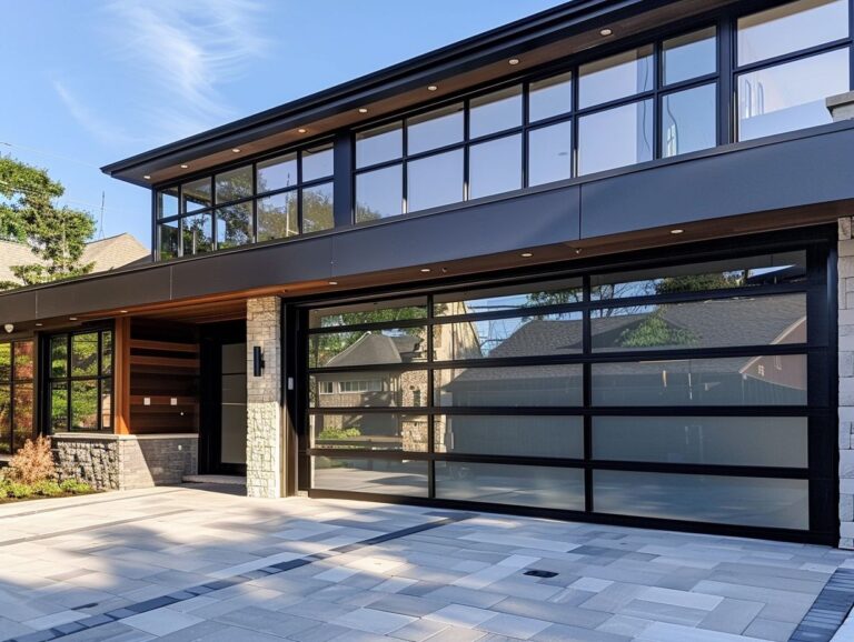 frosted gloss garage door using advanced technology