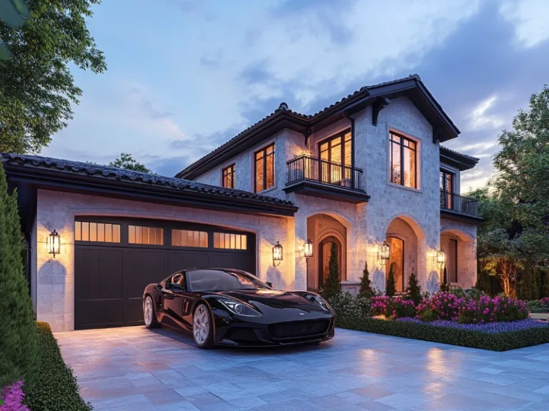 Garage door won't close? Quick fixes in Bala Cynwyd, PA, for elegant black doors with glass panels.